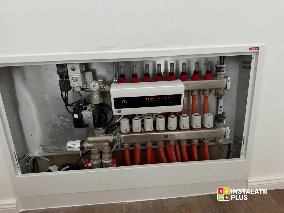 Automatizare încălzire în pardoseală în Hărman cu termostate Purmo