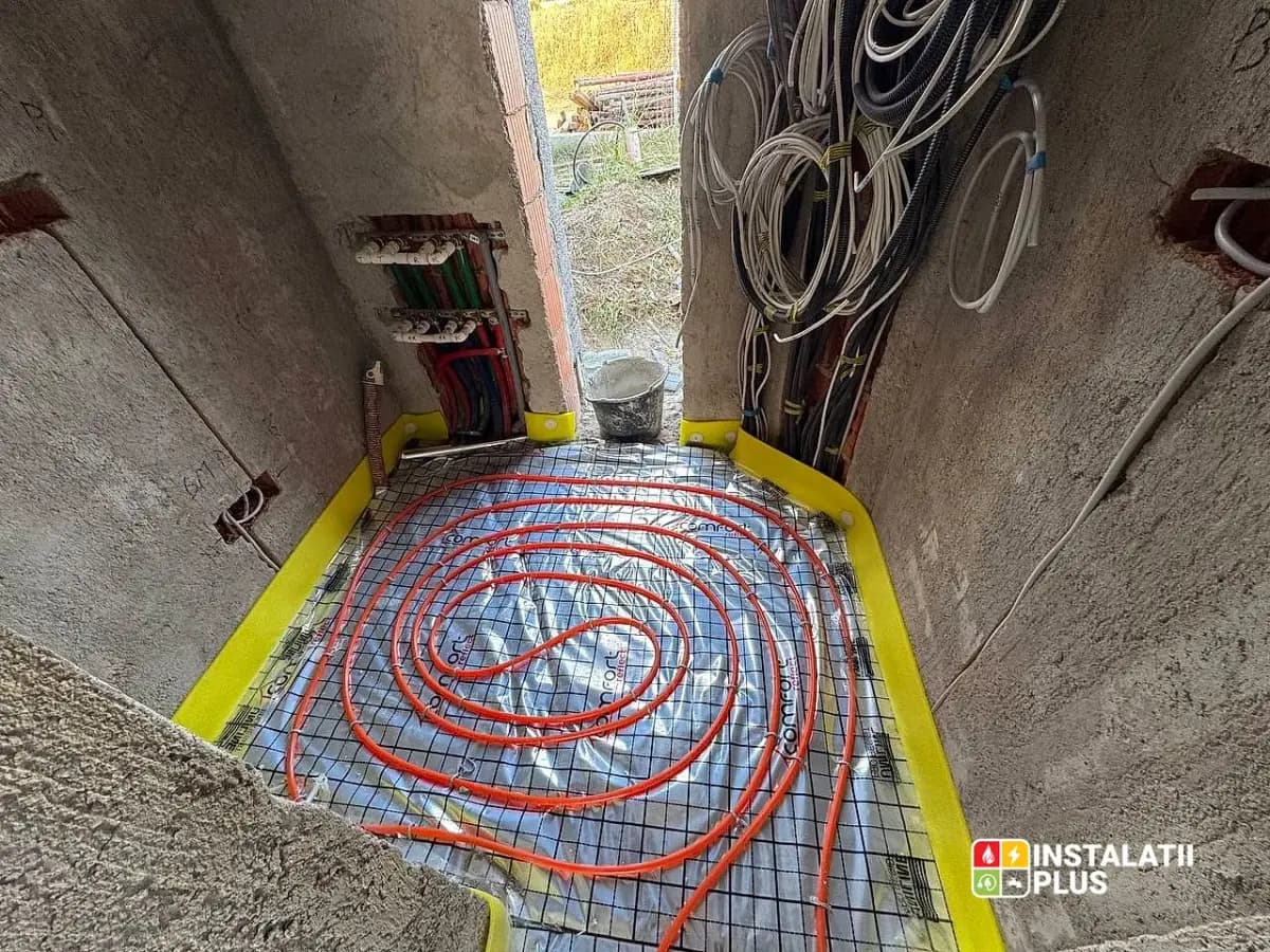 Încălzire în pardoseală și sanitare în Balotești — Balotești, jud. Ilfov — foto 4