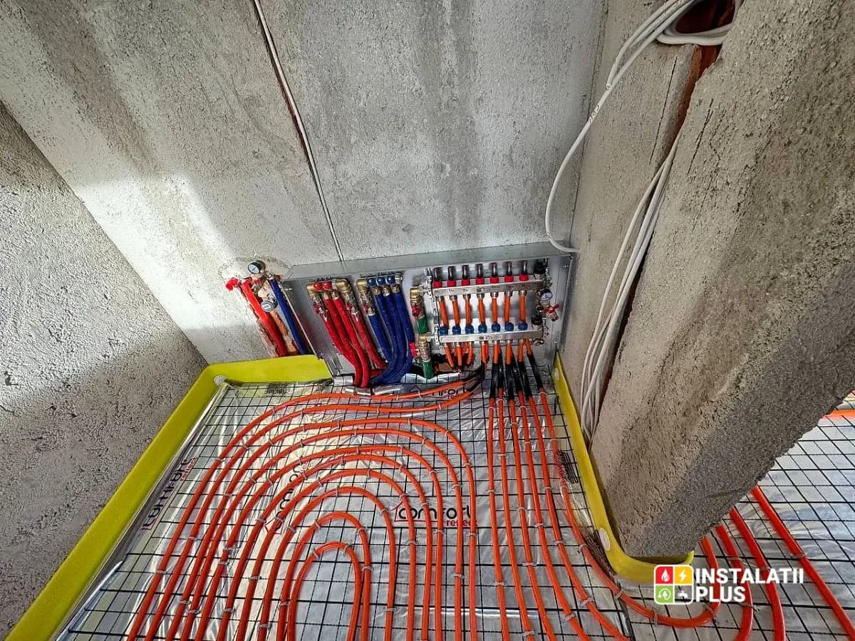 Încălzire în pardoseală și sanitare în Balotești — Balotești, jud. Ilfov — foto 14