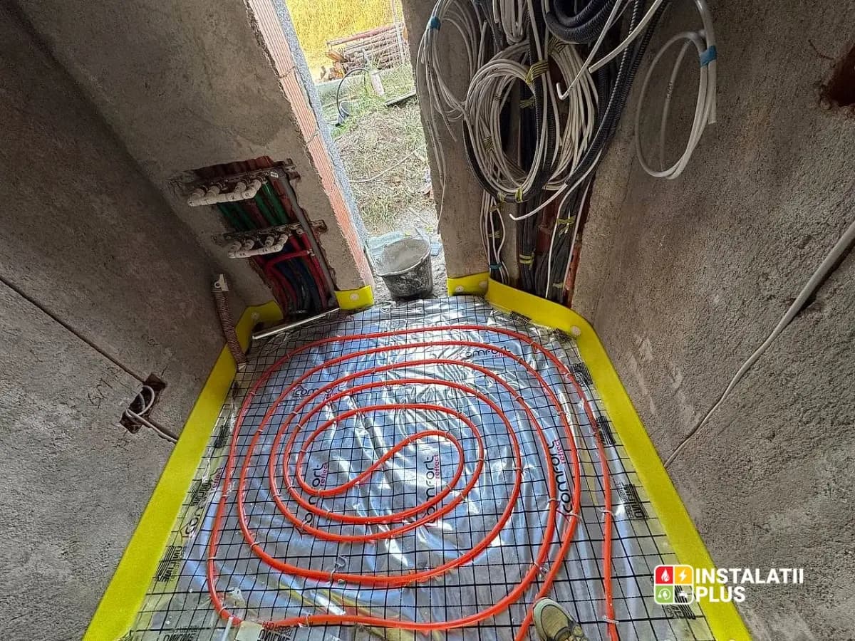 Încălzire în pardoseală și sanitare în Balotești — Balotești, jud. Ilfov — foto 21