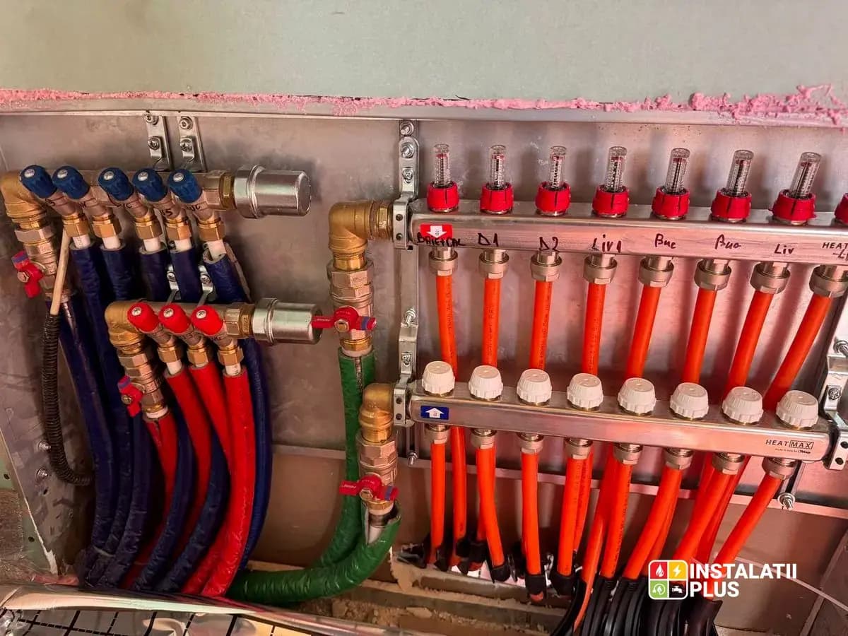 Instalație sanitară fără îmbinări și încălzire în pardoseală Bod — Bod — foto 11